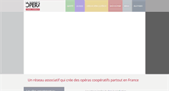 Desktop Screenshot of lafabriqueopera.com
